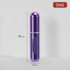 Portable 5ml Perfume Atomizer - Travel-Friendly Refillable Container