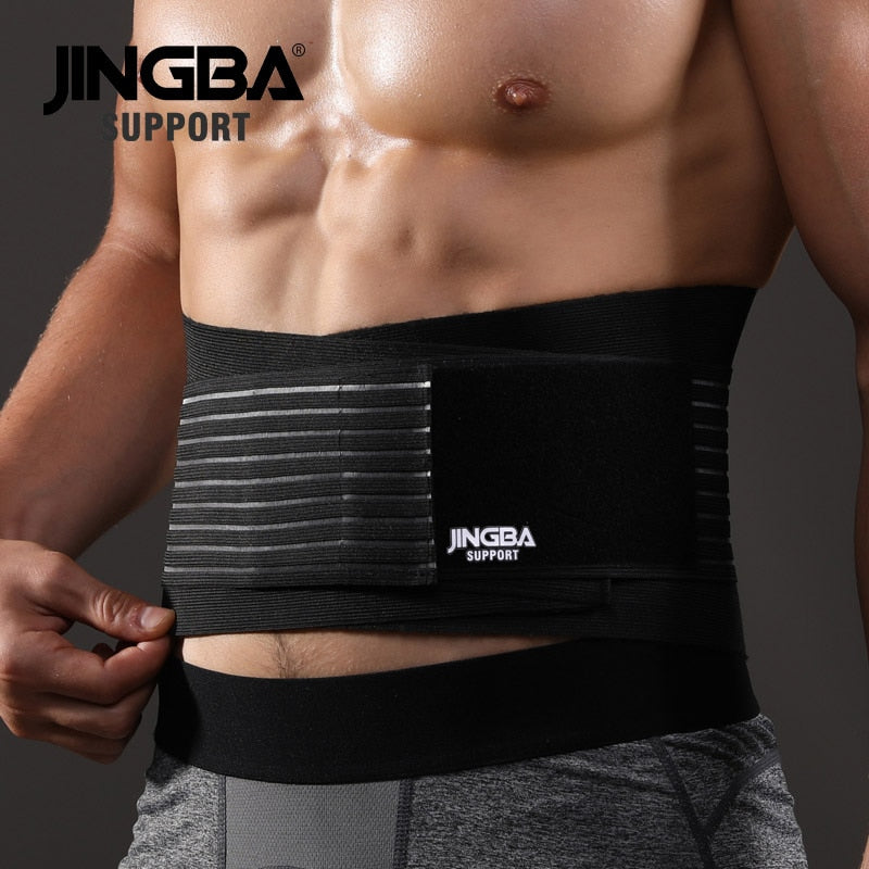 JINGBA SUPPORT Slimming Waist Trainer Belt for Men - Back Support and Fitness Belt