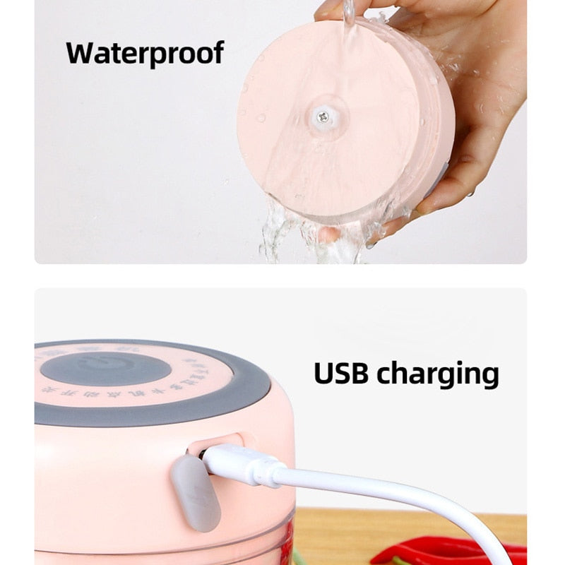 Mini Food Processor - USB Chargeable