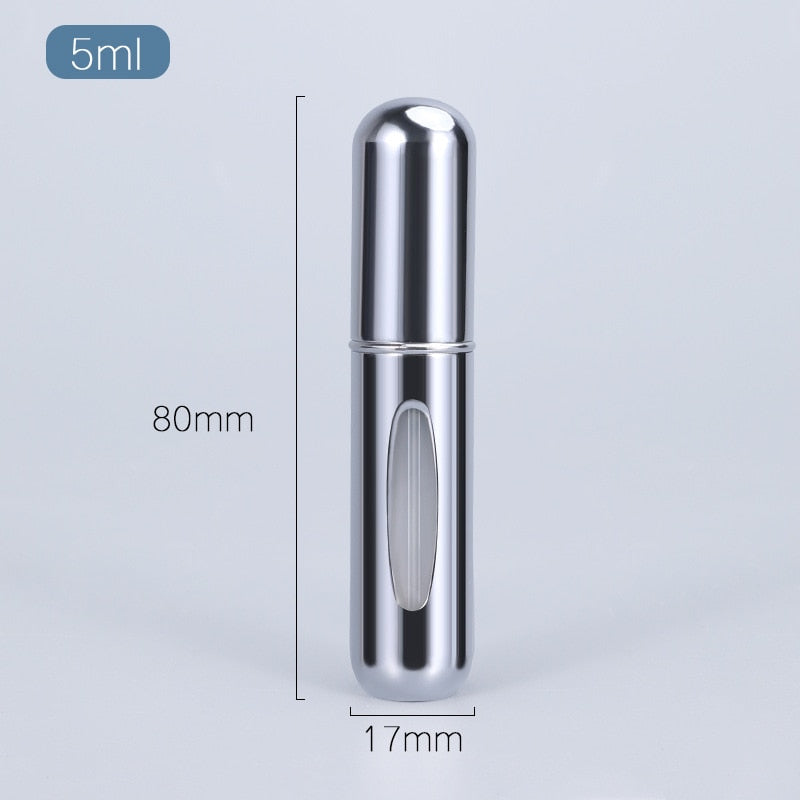 Portable 5ml Perfume Atomizer - Travel-Friendly Refillable Container