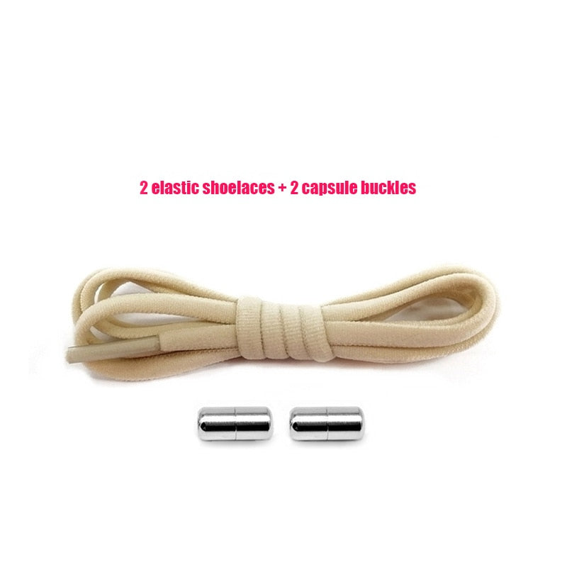 Elastic No Tie Shoelaces - Clip Together