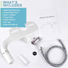 Ultra-Slim Bidet Toilet Seat Attachment - Dual Nozzle, Adjustable Water Pressure