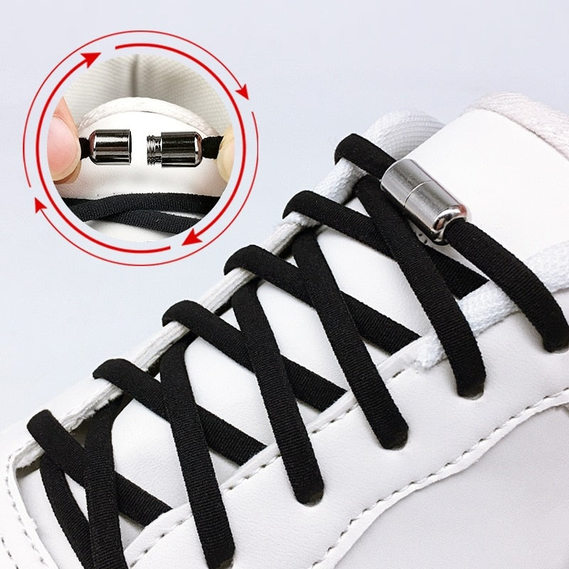 Elastic No Tie Shoelaces - Clip Together