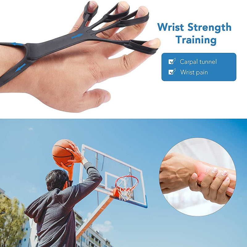 Silicone Finger Exercise Stretcher - Hand Grip Trainer