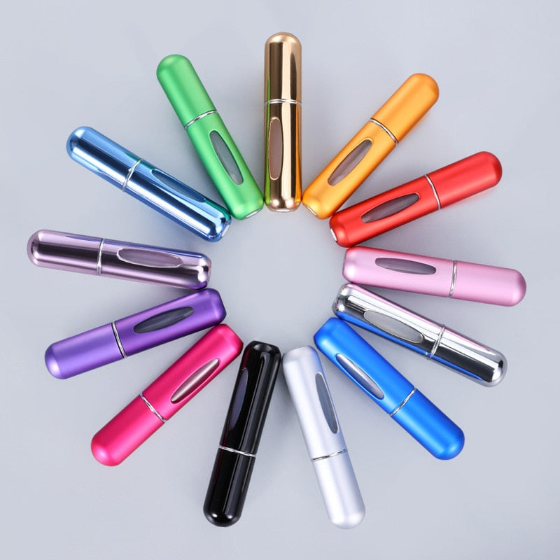 Portable 5ml Perfume Atomizer - Travel-Friendly Refillable Container