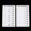 Mini Plastic Board Chore Tracker Chart