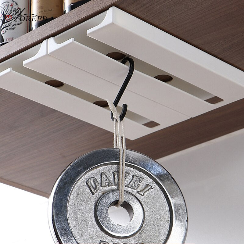 OYOREFD Wall-Mounted Kitchen Cup Holder - Multi-Function Organizer