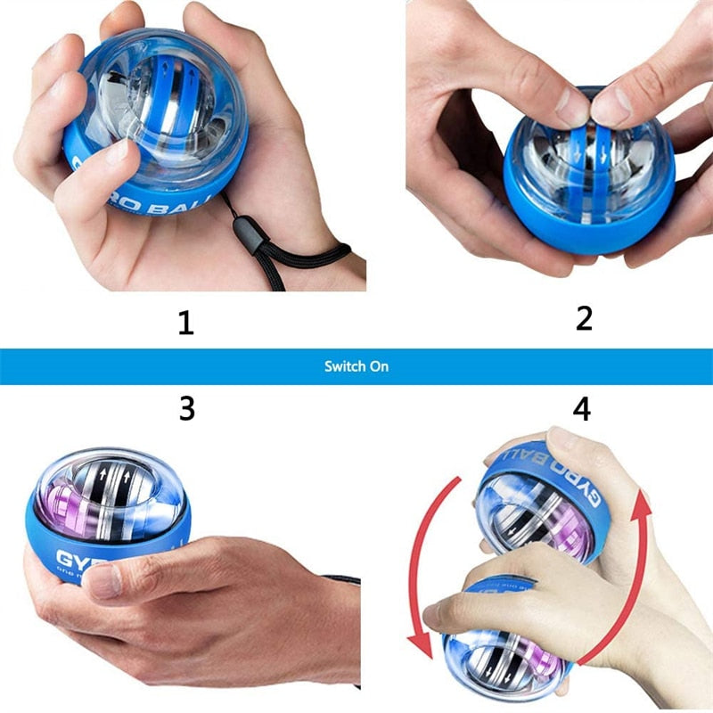 Wrist Trainer Ball - Self-Starting Gyroscope Powerball