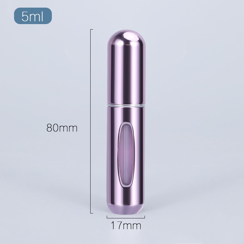 Portable 5ml Perfume Atomizer - Travel-Friendly Refillable Container