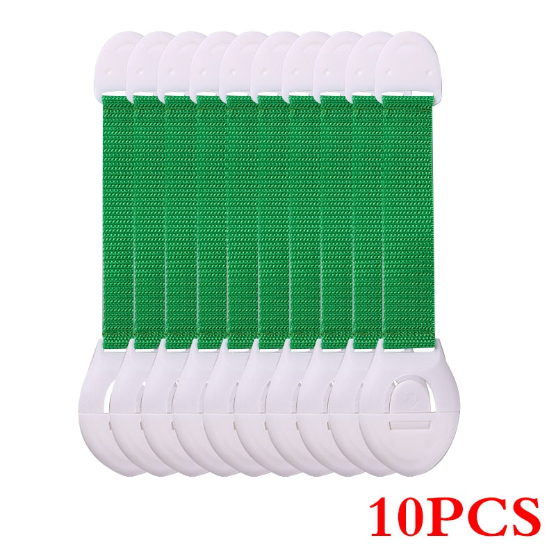 Drawer & Cupboard Safety Locks - Pack of 10