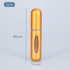 Portable 5ml Perfume Atomizer - Travel-Friendly Refillable Container
