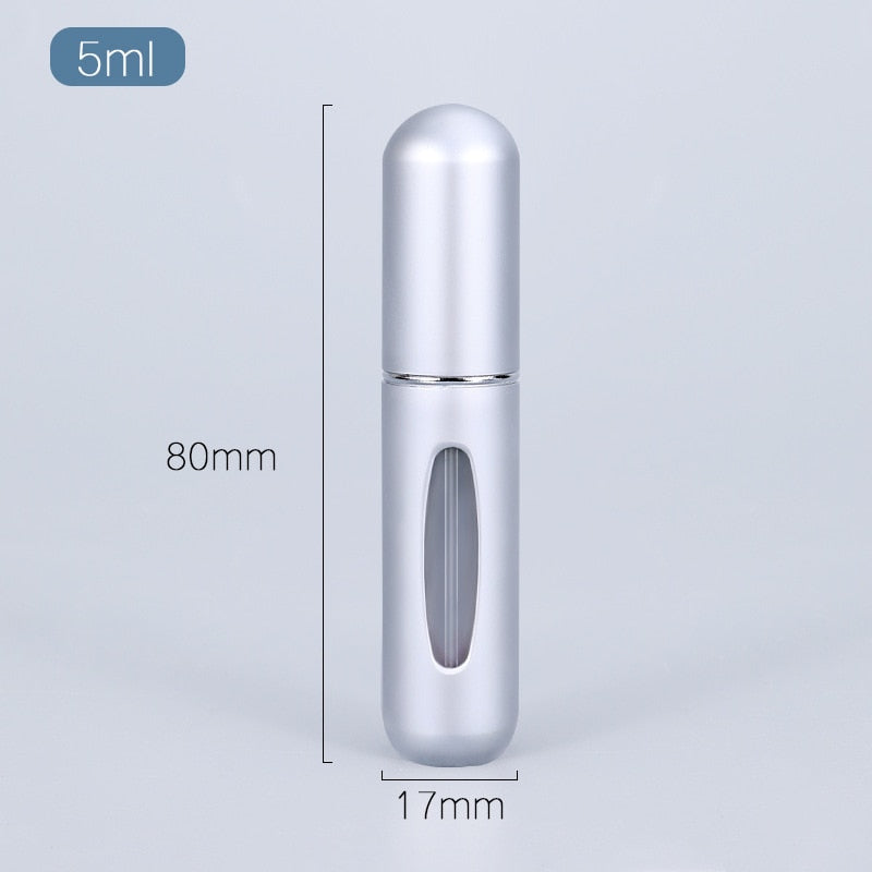 Portable 5ml Perfume Atomizer - Travel-Friendly Refillable Container