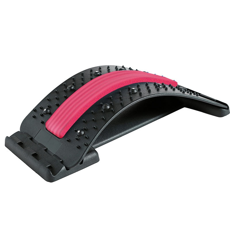 Multi-level Adjustable Back Massager Stretcher - Spine Support Pain Relief & Relaxation
