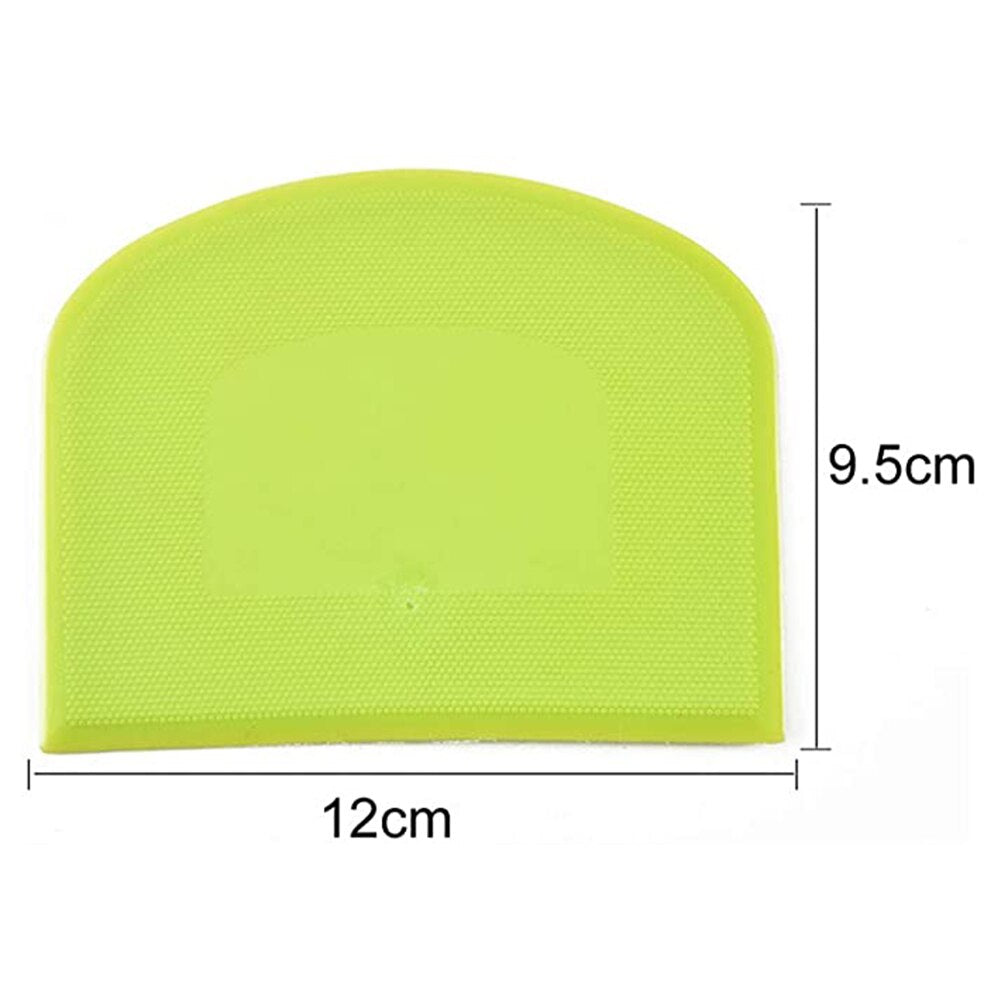 2-Piece Dough Scraper Set - Multi-Purpose Baking Tools for Bread Dough