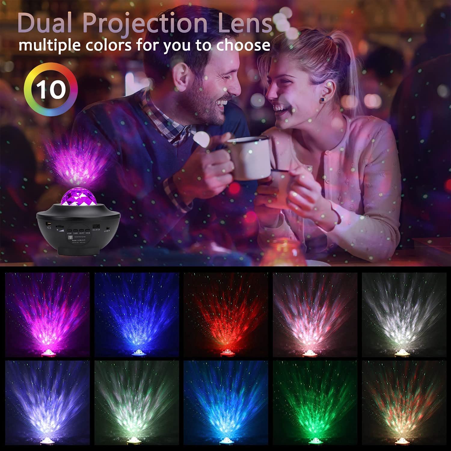 LED Starry Sky Projector - Galaxy Night Light