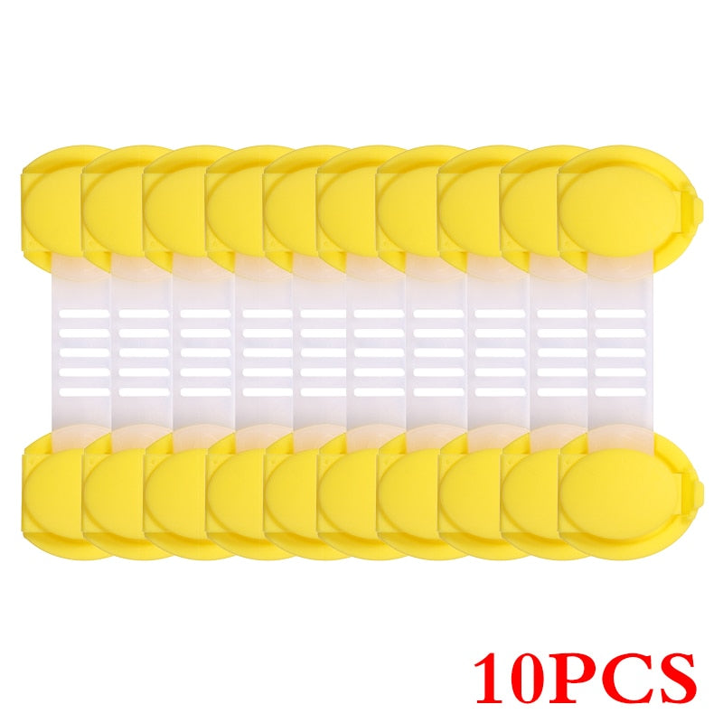 Drawer & Cupboard Safety Locks - Pack of 10