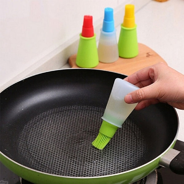 Silicone Oil Brush - Basting Brush, Oil Dispenser, Pastry Brush