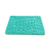 Cobblestone Embossed Bathroom Bath Mat - Non-slip Memory Foam Pad