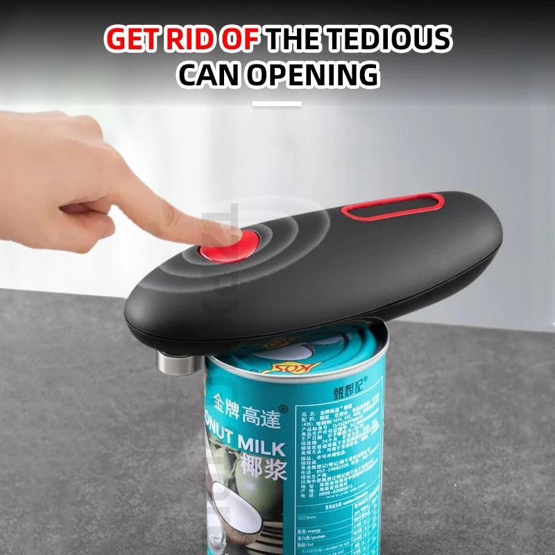 One Touch Electric Can Opener: Open Your Cans With A Simple Push