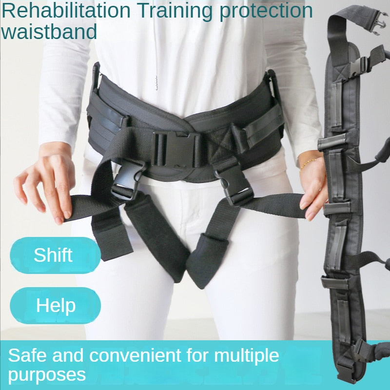 Rehabilitation Belt for Stroke and Hemiplegia Patients - Aid for Learning to Walk and Shifting in Bed