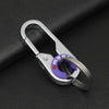 OMUDA Stainless Steel Carabiner Keychain - Double Ring Outdoor Key Chain