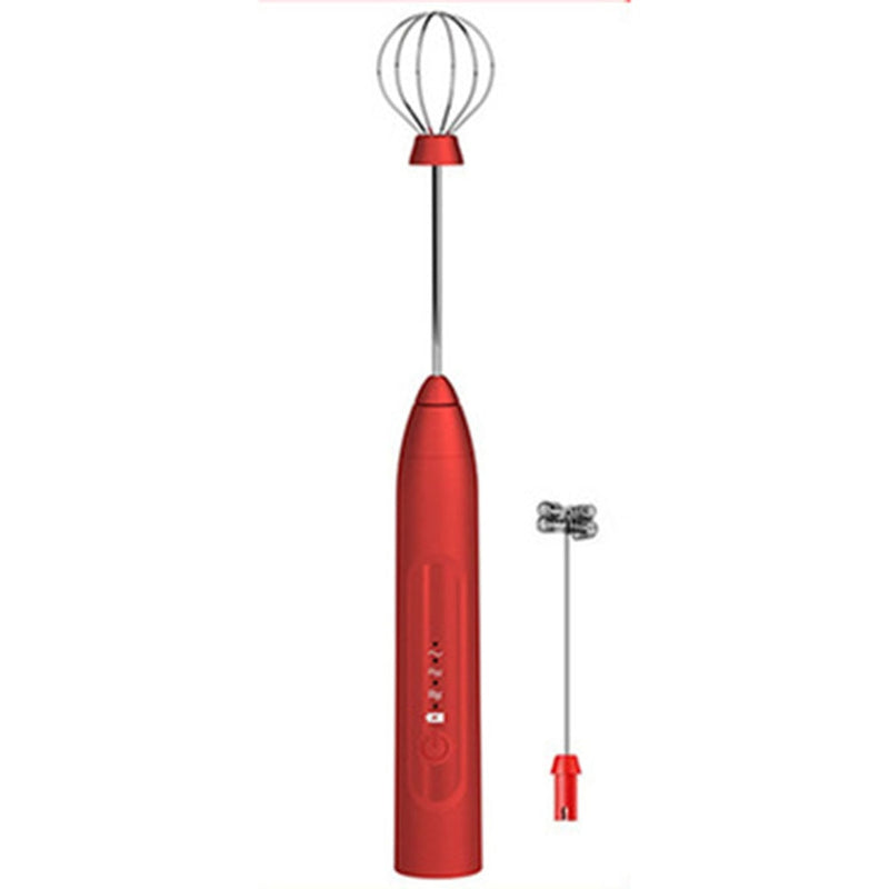 Handheld Electric Whisk - Rechargeable USB Mixer - FREE FROTHER ATTACHMENT