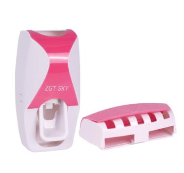 Automatic Toothpaste Dispenser & Toothbrush Holder (Wall Mounted)