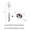 Semi-Automatic Rotating Egg Whisk