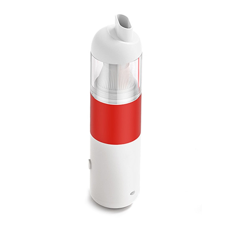 Rechargeable Portable Car Vacuum Cleaner - Handheld Dust Catcher with Cyclone Suction