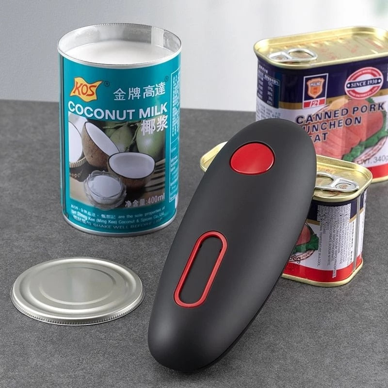Electric Can Opener - One Touch Automatic Can Opener, Battery Operated