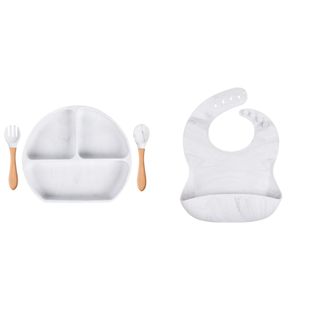 Baby Silicone Non-Slip Dinner Set