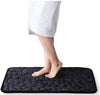 Cobblestone Embossed Bathroom Bath Mat - Non-slip Memory Foam Pad
