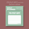 Weekly Daily Planner Sticky Notes