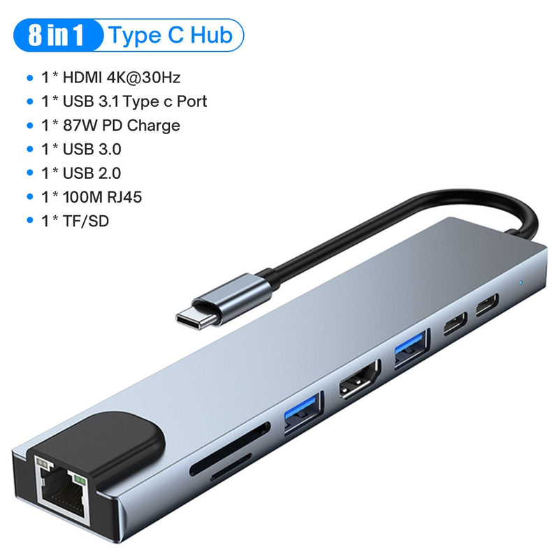 USB Docking Station (4-8 Port Options Available)