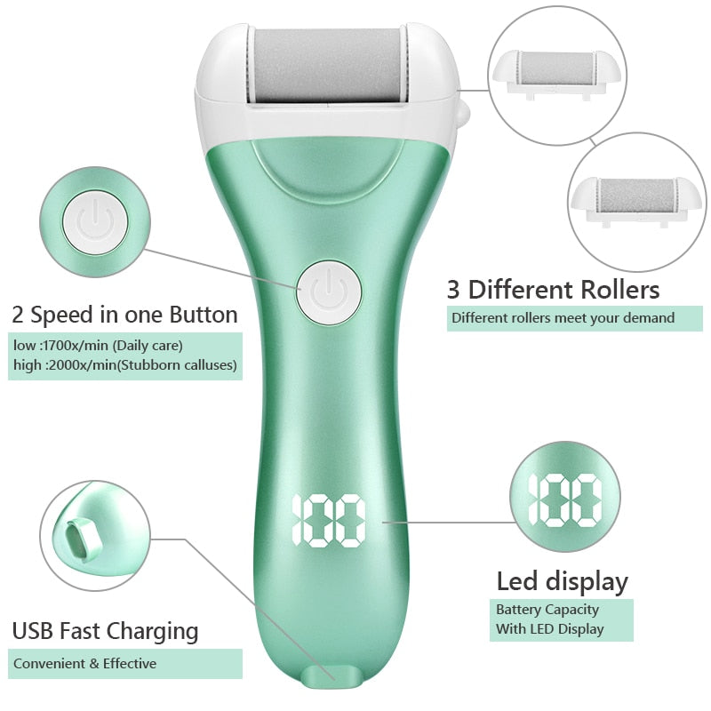 Electric Foot File for Heels - Pedicure Tool