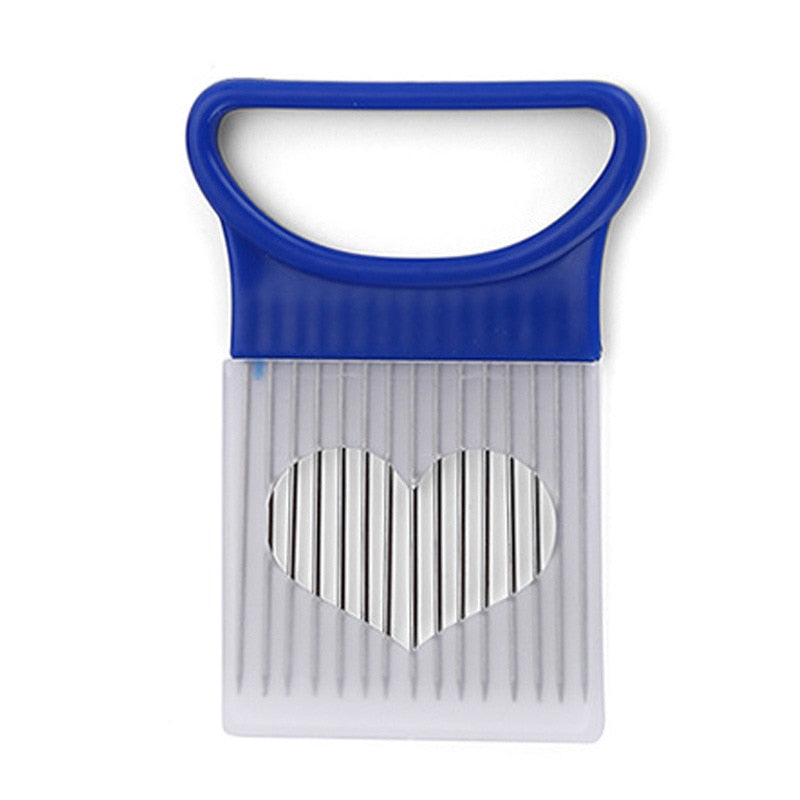 Tomato, Onion, and Vegetable Slicer with Cutting Aid Holder - Kitchen Tools