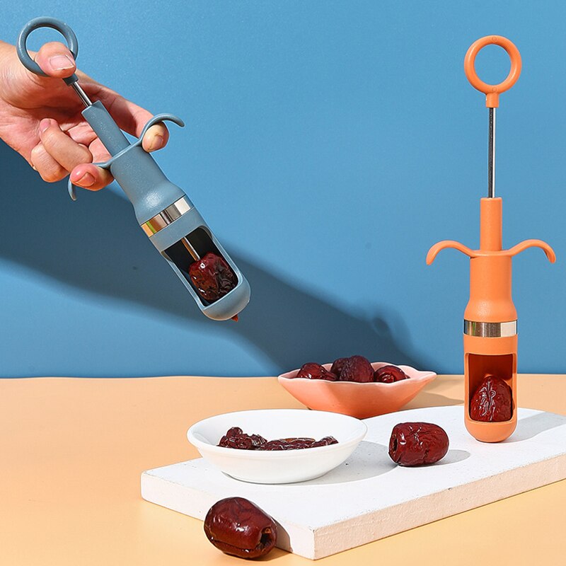 Red Dates and Cherry Corer - Kitchen Fruit and Vegetable Tool