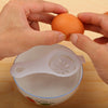 Egg Separator Gadget with Yolk and White Separator Holder - Kitchen Convenience Tool