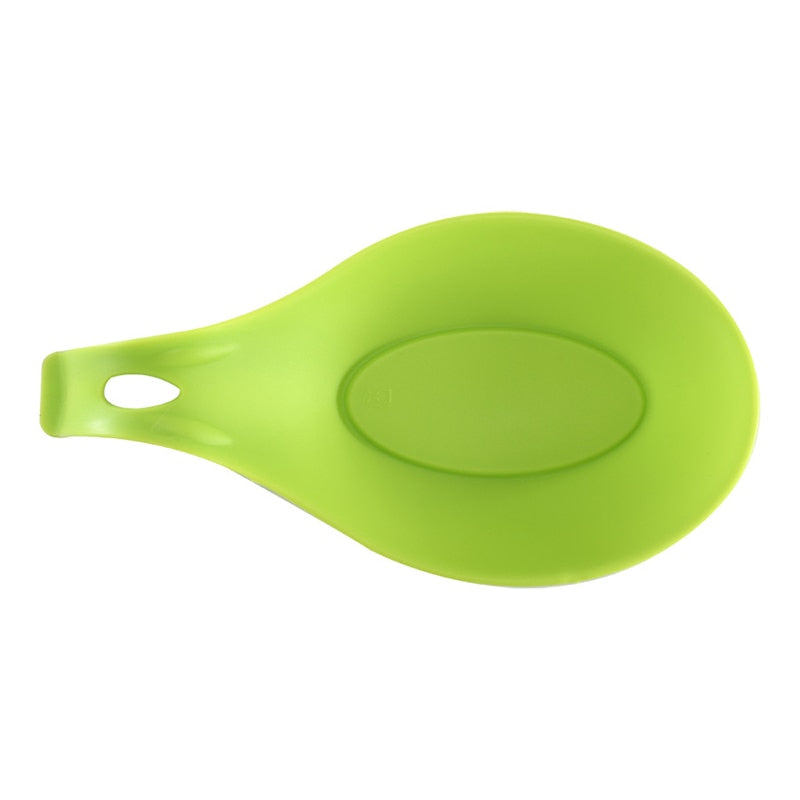 Silicone Multipurpose Spoon Rest Mat - Kitchen Utensil Holder