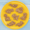 8-Piece Cookie Cutters Set - 3D Animal Dinosaur Shapes for Biscuit Pastry and Cookies