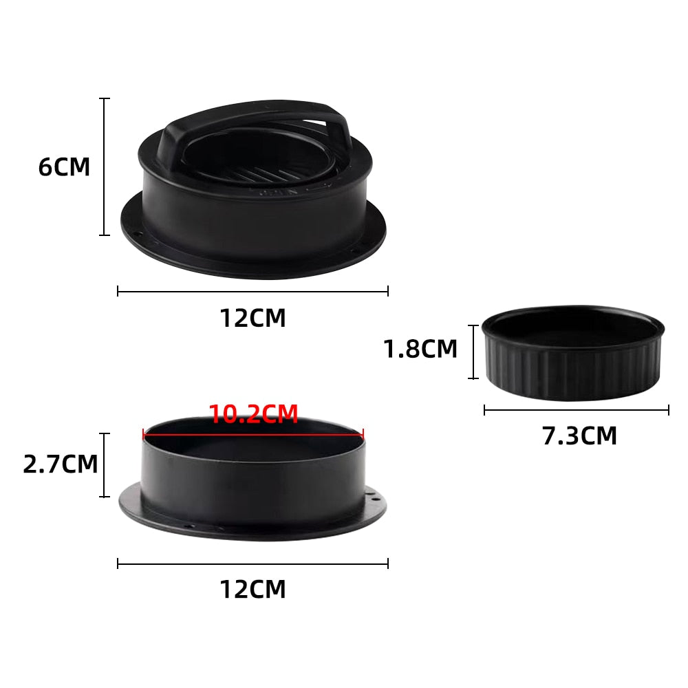 Nonstick Stuffed Burger Press - Hamburger Maker and Patty Mould