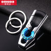 OMUDA Stainless Steel Carabiner Keychain - Double Ring Outdoor Key Chain