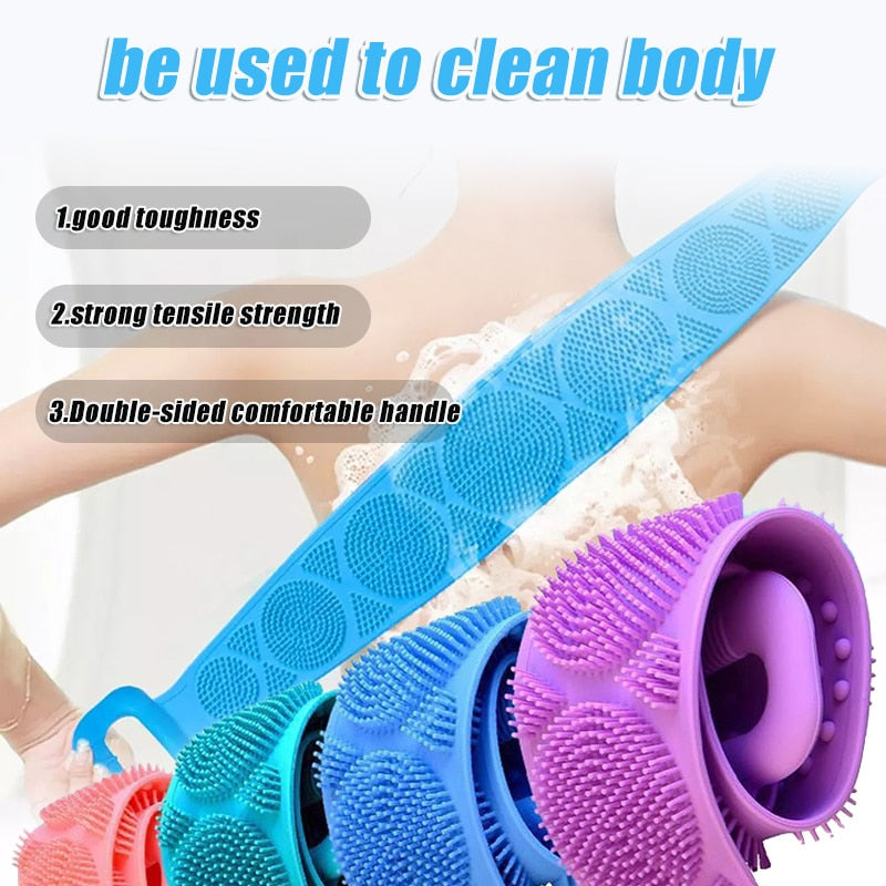 Silicone Body Scrubbing Belt - Back Scrubber