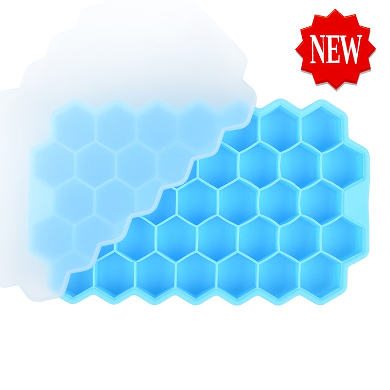Creative Honeycomb Ice Cube Maker - Reusable Trays Silicone Ice cubes