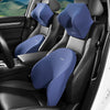 Universal Car Lumbar and Neck Support Pillow Set