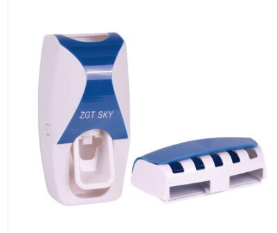 Automatic Toothpaste Dispenser & Toothbrush Holder (Wall Mounted)