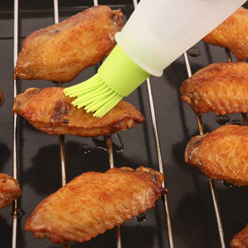 Silicone Oil Brush - Basting Brush, Oil Dispenser, Pastry Brush