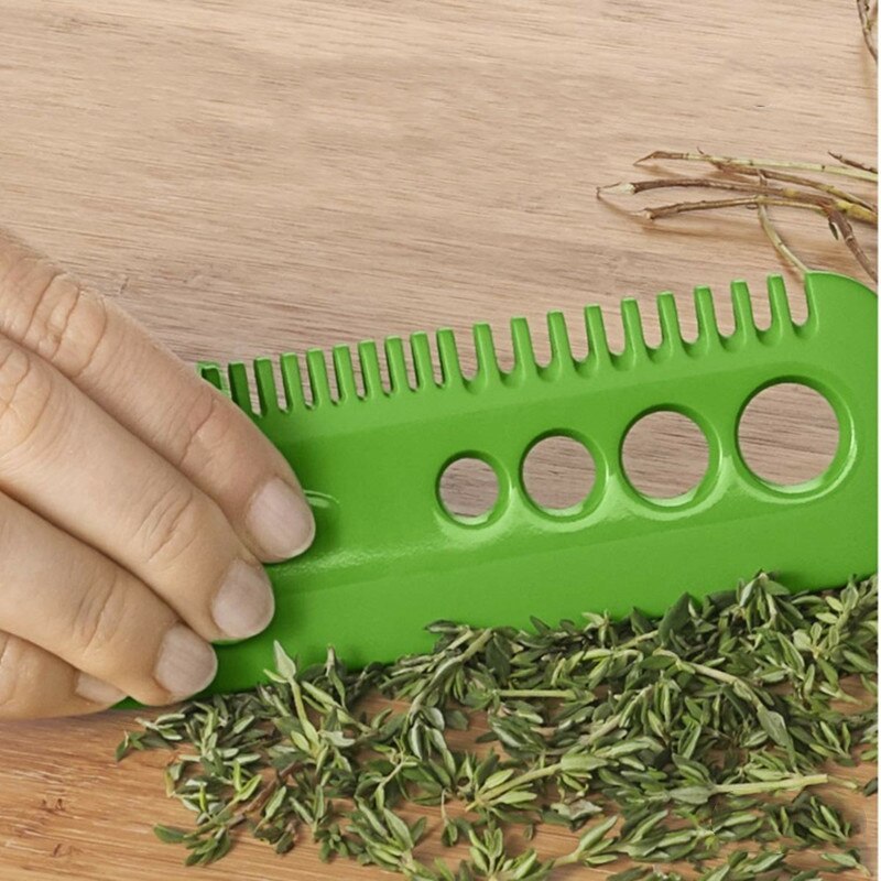 Multifunctional Kitchen Tool: Vegetable Peeler and Leaf Comb