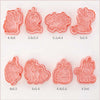 8-Piece Cookie Cutters Set - 3D Animal Dinosaur Shapes for Biscuit Pastry and Cookies