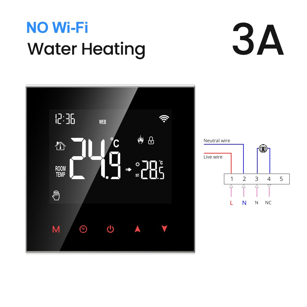 AVATTO Tuya WiFi Smart Thermostat - Remote Temperature Control for Google Home and Alexa